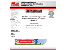 Tablet Screenshot of iowaporkcongress.org